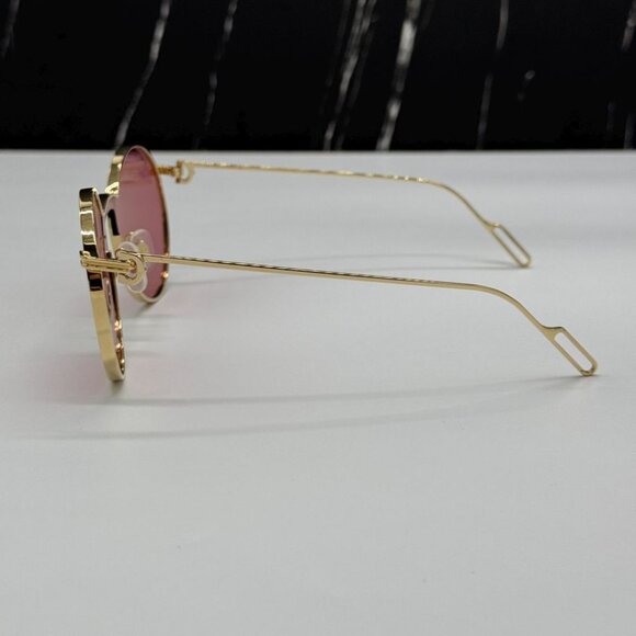 NEW  CARTIER CT0274S 003 CARTIER GOLD/RED TITANIUM WOMEN CARTIER SUNGLASSES main image 12